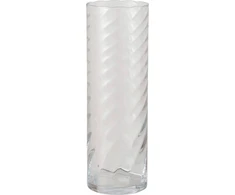Boltze stiklinė cilindrinė vaza BILA, 45 cm
