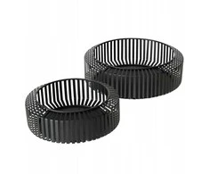 Boltze VIKI metaliniai dekoratyviniai dubenėliai, 2 vnt. 24–30 cm skersmens