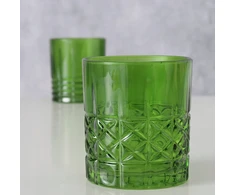 Boltze Žalias WHISKEY stiklas, 9 cm