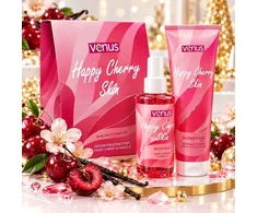 Bond Pharma rinkinys Venus Happy Cherry (purškiamasis gelis + gelis prieš) ir (264461)