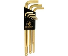 Bondhus rinkinys imbus 1.5 - 10 BONDHUS - ilgas, su rutuliu, padengtas aukso [9 cz.]