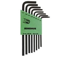 Bondhus torx L raktų rinkinys T6-T25 8 vnt. (31732)