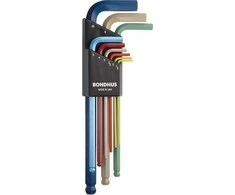 Bondhus šešiakampių raktų rinkinys – 1.5–10 mm – 9 vnt.
