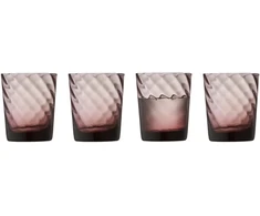 Bormioli Rocco vandens stiklinės, 4 vnt., Viena, 300 ml, rožinės, 30189