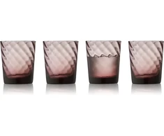 Bormioli Rocco vandens stiklinės, 4 vnt., Viena, 300 ml, rožinės, 30189