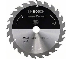 BOSCH Pjūklas STANDARTINIS MEDIENAS ACCU 136x20x24z