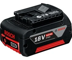 Įkraunamas Bosch GBA 18 V; 4,0 Ah; Li-lon