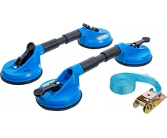 Bosch Bgs Technic Prisisiurbiantys keltuvai su diržu | 3 vnt. (7997)