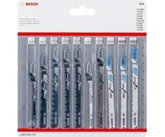 Pjūklelių komplektas Bosch 2607011170; 10 vnt.