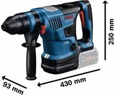 Akumuliatorinis perforatorius Bosch GBH 18V-34 CF BITURBO Professional; 18 V; 5,8 J; SDS-Plus (be akumuliatoriaus ir pakrovėjo)