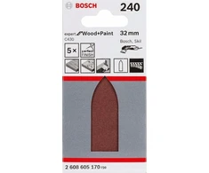Bosch Bosch SLIBEBLAD DELTA EW 32MM K240 5 STK