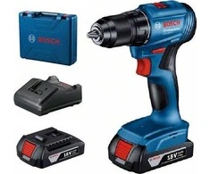 Suktuvas-gręžtuvas Bosch GSR 185-LI; 18 V; 2x2,0 Ah akum.