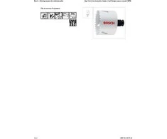 Bosch Hole pjūklas bimetalinis galios pokytis 35mm - 2608584626