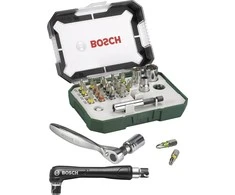 Bosch 26 dalių priedų kompl. su atsuktuvu