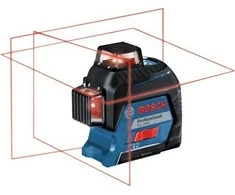 Bosch GLL 3-80 raudonas lazeris 30 m