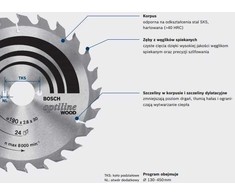 Bosch Disk.pjūkl.diskas 200x30m optiline wood