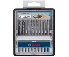 BOSCH PJŪKLELIS T RINKINYS PRO WOOD AND METAL 100mm 10vnt.