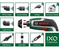 Bosch bosch powertools Bosch Cordless Screwdriver IXO 7 Set, 3.6V (žalias/Kolor: JUODA, Li-Ion battery 2.0Ah)