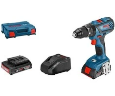„Bosch Professional“ akumuliatorinis smūginis suktuvas „BOSCH Professional GSB 18V-28“, 18 V, 2 x 2,0 Ah, GAL 18V-20, sukamasis