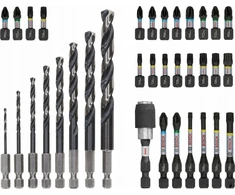 Grąžtas Bosch 35 dalių komplektas PRO Impact Metal