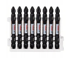 Smūginių sukimo antgalių rinkinys Bosch 2608522337; PH2; 65 mm; 8 vnt.