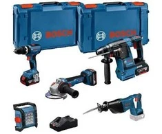 Bosch Rinkinys COMBI 18V GSB + GBH + GWS + GSA + GLI + 3x5