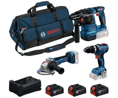 BOSCH COMBO RINKINYS 18V (GSB+GWS+GBH+3×5.0Ah+GAL)