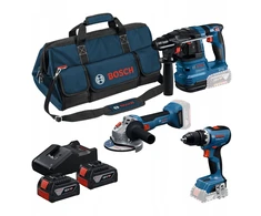 Bosch Rinkinys COMBI 18V GSR+GWS+GBH 2*4.0AH