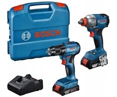 Įrankių rinkinys Bosch 06019N2123 (18V-285 + GSR 185-LI); 18 V; 2x2,0 Ah akum.