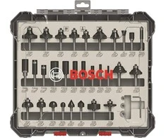 Bosch frezų rinkinys, 30vnt., mišrus, 6mm kotu
