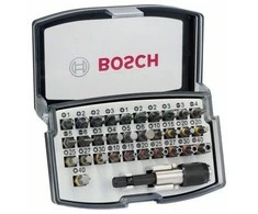 Bosch antgalių rinkinys 1/4", 32 vnt,