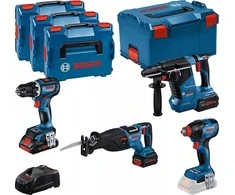 Bosch Rinkinys NARZÄDZI 18V GSR+GDX+GBH+GSA 1*4.0AH + 2*5.5AH