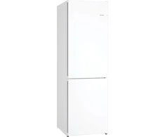 Bosch KGN362WDF Serija 4, Laisvai statomas šaldytuvas-šaldiklis su šaldiklio skyriumi apačioje, 186 x 60 cm, Baltas, Total No Frost