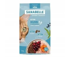 Kačių Maistas - BOSCH Sanabelle Life Kitten Vištiena ir Spanguolės 8kg 34% Baltymų