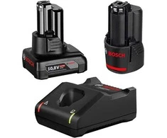 Akumuliatoriai + pakrovėjas Bosch GBA 12V / 2.0Ah + 4.0Ah + GAL 12V-40 Set