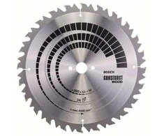 Pjovimo diskas medienai Bosch CONSTRUCT WOOD; 350x3,2x30,0 mm; Z24; 20°