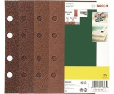 Bosch Šlifavimo popierius 93x185 mm, 25 vnt.