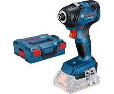 Smūginis veržliasūkis Bosch GDR 18V-200; 18 V (be akumuliatoriaus ir pakrovėjo) + Lagaminas