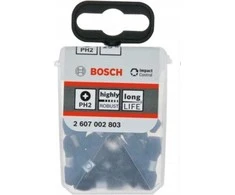 Bosch Suktuvo antgaliai PH2 25 vnt./ Impact, L=25mm