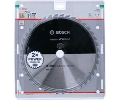 Pjovimo diskas Bosch Standard for Wood 2608837741; 305x30 mm; Z40