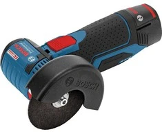 Bosch Professional kampinis šlifuoklis GWS 12V-76 (be baterijos ir įkroviklio; kartoninėje dėžėje)