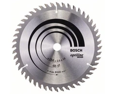 „Bosch Optiline“ medienos diskinis pjūklas, 184 x 16 mm, 48 dantukų (2608641181)