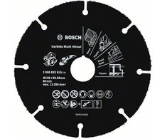  Bosch Pjovimo diskas medienai 125 x 1 x 22,23 mm