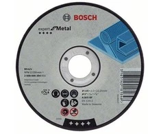 Bosch Pjov.diskas, lenktas 230x22,2x2,5mm, metalui