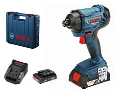 Smūginis veržliasūkis Bosch GDR 180-LI; 18 V; 2x2,0 Ah akum.