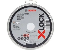 Bosch X-LOCK standartinis Inox 10vnt. × 125 × 1 mm