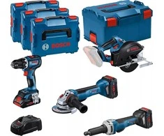 Bosch kombinuotas rinkinys 4 įrankiams 18 V baterijos