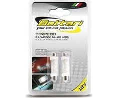 Bottari Lemtupės 4 baltų LED Torpedo, 2 vnt