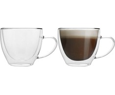 Botti Dvigubo stiklo puodeliai FLORINA 3K6603, 270 ml, 2 vnt.