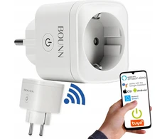 Bounn Bounn Smart elektros lizdo vatmetras su WIFI Tuya EU02